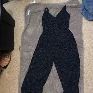 Blue sparkly jumpsuit
